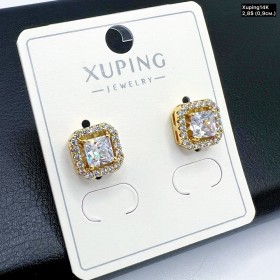 Сережки Xuping14К 10301 (0,9 см.)